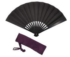 NEW Ogata Swords TS-B Tessen Japanese Iron Fan Samurai Weapon 24cm Black