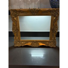 Vintage Gold Ornate Rococo Picture Frame Baroque Style Wall Decor 22" x 19"