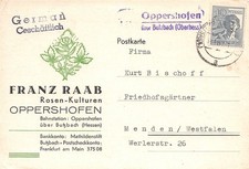 717761) all. Bes. Landpostblg. Oppershofen &uuml;ber Butzbach Oberhessen