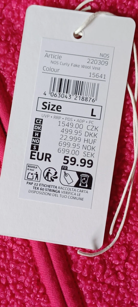 *STREET ONE*Weste mit V-Neck Teddy-Material Farbe magenta dream WOW! Gr 42 wNEU!