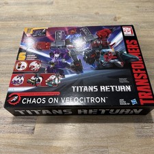 Transformers Titans Return Chaos on Velocitron NIB TRU Exclusive Sealed