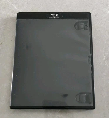 12 x BLACK SINGLE 14mm BLU RAY REPLACEMENT EMPTY CASE 1 DISC AMARAY (NOT 4K)