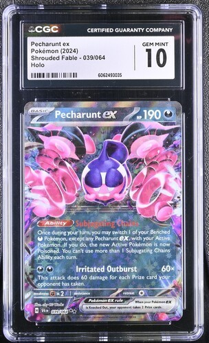 Pecharunt ex graded CGC 10 for sale on eBay