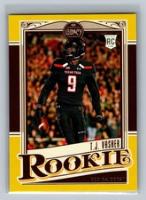 TJ Vasher 2021 Panini Legacy YELLOW #191 Football NFL Card RC Rookie /150