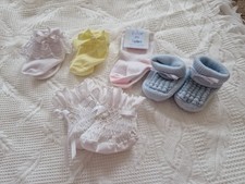 Job Lot 5 X Pair Baby Socks Bootees