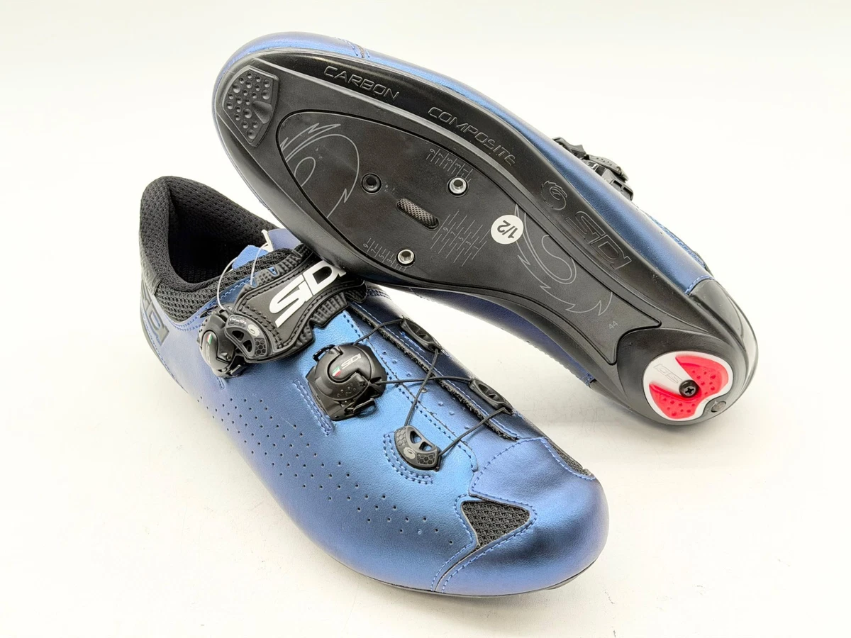 Speed Cycling Shoes 42 Blue Iridescent Dial Lace‎ System Bike M 9-9.5 W 11-11.5 Blue Road Cycling Shoes & Shoe Covers for sale | eBay main image 4