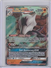 2019 Pokémon Sun And Moon Promo Alolan Marowak GX- SM187 #SM187