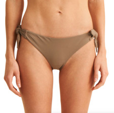 Skin L59734 Brown Side-Tie Hipster Women's Bikini Bottoms Size S/P