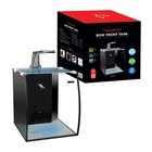 AQUATOP 5 Gallon Vertical Bowfront Glass Aquarium - All-in-One Tank with Filter 