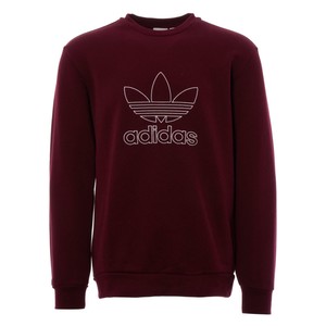 maroon adidas crew neck