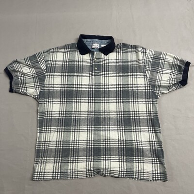 Bugle Boy Mens Polo Shirt Y2K Vintage Preppy Casual Multicolor