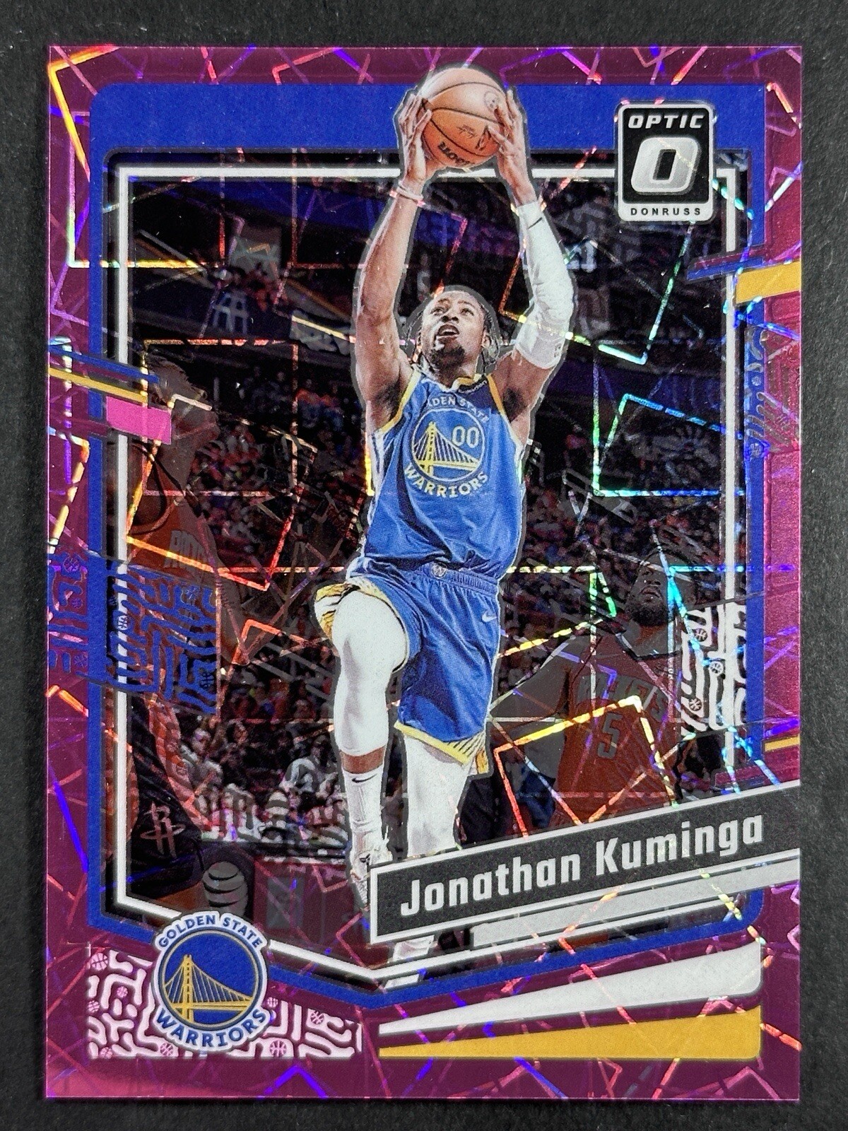 2023-24 Donruss Optic Jonathan Kuminga Pink Velocity /79