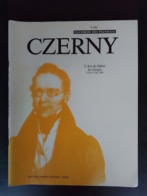 PARTITUR - CZERNY - Die Kunst, die Finger zu delier Buch 1 op 699