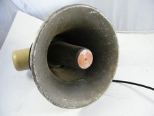 VINTAGE ATLAS SOUND 8 OHM 7.5 W PAGING SPEAKER HU-12N