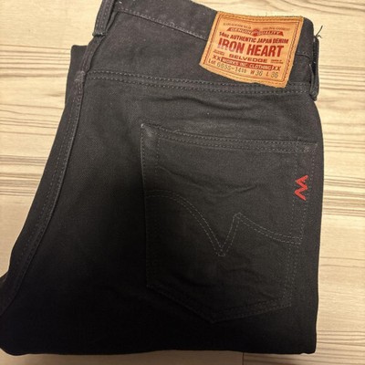 IRON HEART Black Denim W36 Lot 666S 14bb [used VG] limited From 