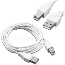 For HP CANON DELL BROTHER PRINTER CABLE CORD USB 2.0 A-B 10FT NEW HOT