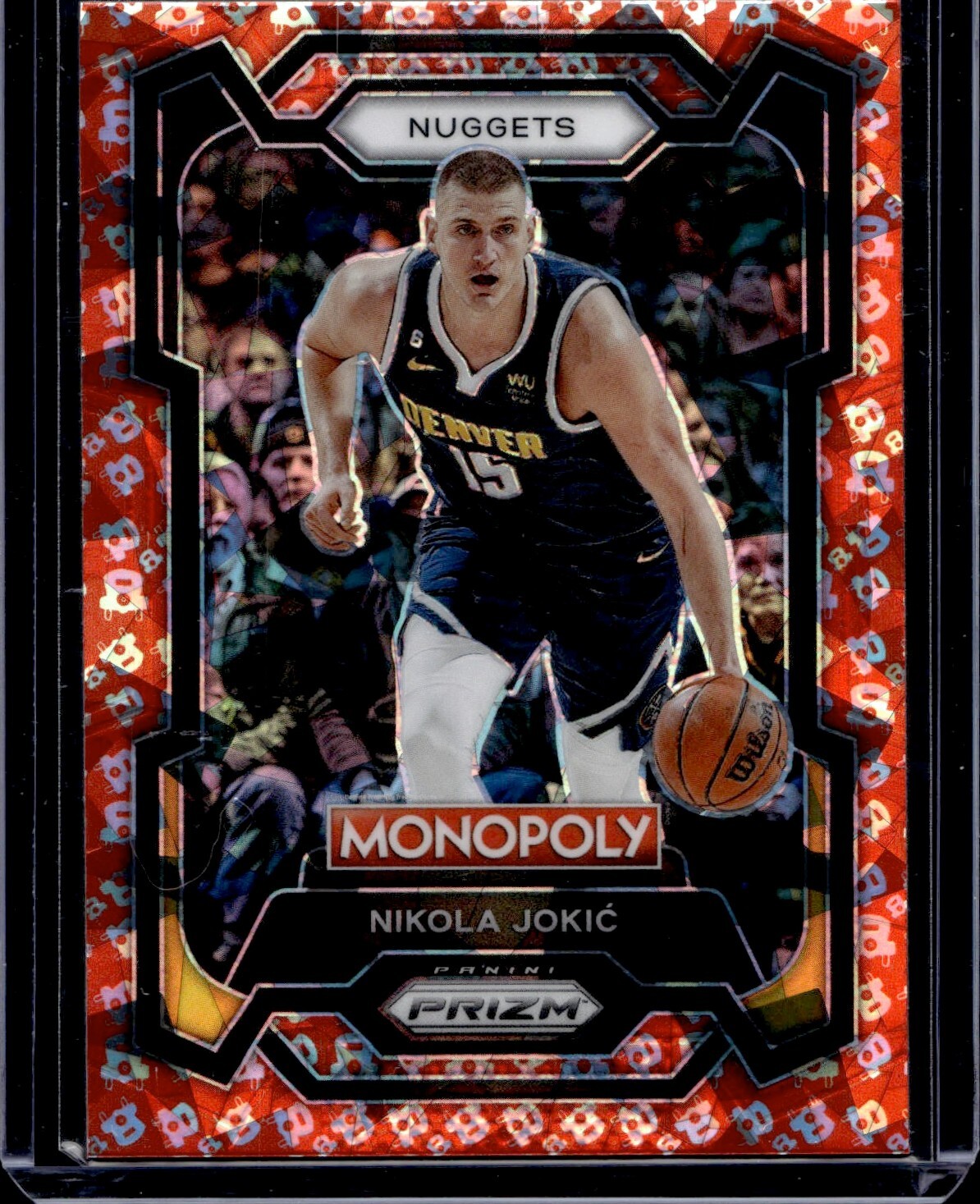 2023-24 Panini Prizm Basketball Nikola Jokic Nuggets #1 Monopoly Free Parking