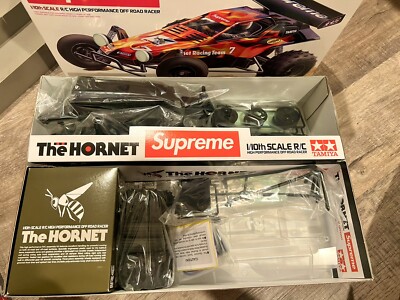 Supreme Tamiya Hornet RC Car FW18 Flames 1/10th Scale High Supreme Tamiya Hornet RC Car FW18 Flames 1/10th Scale High