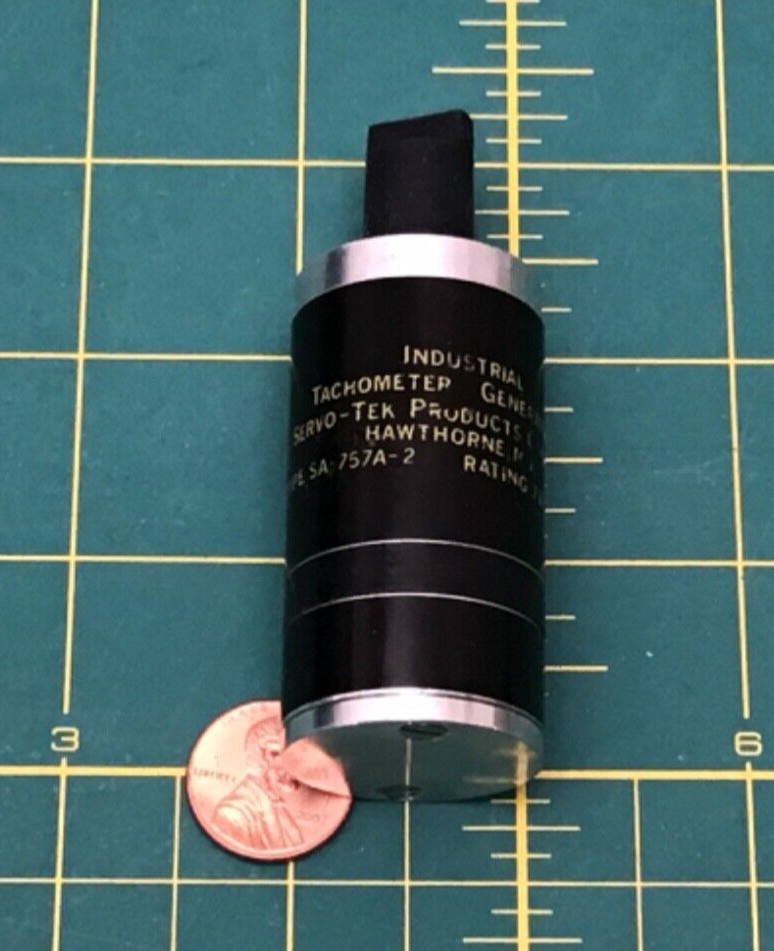 Servo-Tek SA-757A-2 Industrial Tachometer Generator 7V/1000RPM #1