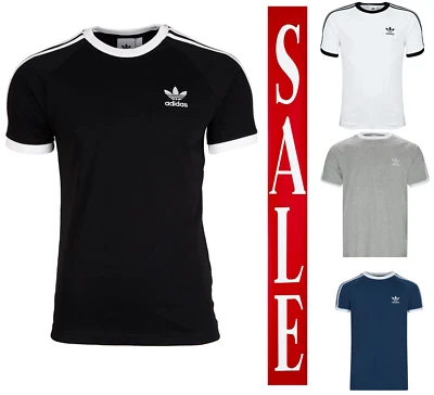Adidas T Shirt Mens Cotton Tee Shirt Crew Neck Short Sleeve Top Sport Casual - Image 1 of 4