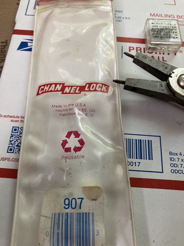 CHANNEL LOCK 907 Snap Ring Plies , Plus Extra Pins , USA - Picture 6 of 6