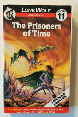 Lone Wolf Prisoners Of Time 11 Beaver Books Color Map Joe Dever