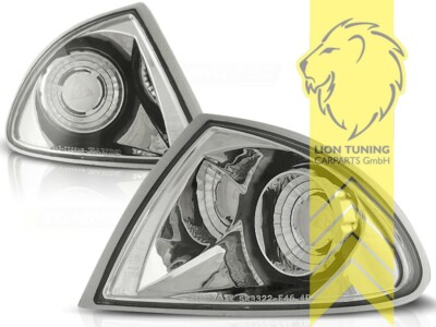 Frontblinker für BMW E46 Limousine Touring chrom