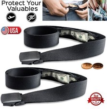 2  Travel Security Belt Money Belt for Men Travel Security Belt Hidden Money Key