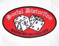 Social Distortion Dice Patch Punk