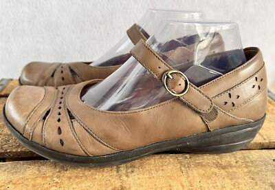 Dansko Mary Jane Shoes Comfort Office Women's EU 40 US 8 Brown Leather