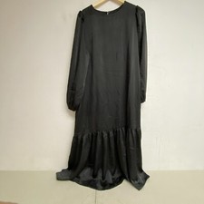 Womens Shein Size Large Polyester Black Long Sleeve Dress