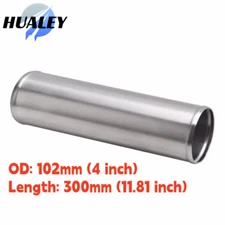 OD 4" inch 102mm Straight Aluminum Turbo Intercooler Pipe Piping Tubing L=300MM