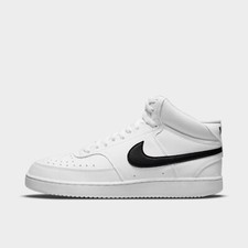 NIB Nike Court Vision Mid Sneaker White/Black DN3577-101