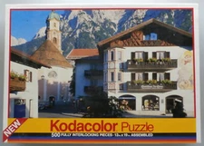 Kodacolor Mittenwald, Germany 500 piece 13" x 19" Puzzle (New in Sealed Box)