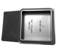 Pack of 2 - CAPLUGS 2" Square Black Plastic Tubing Plug, 2 Inch End Cap 2" x 2
