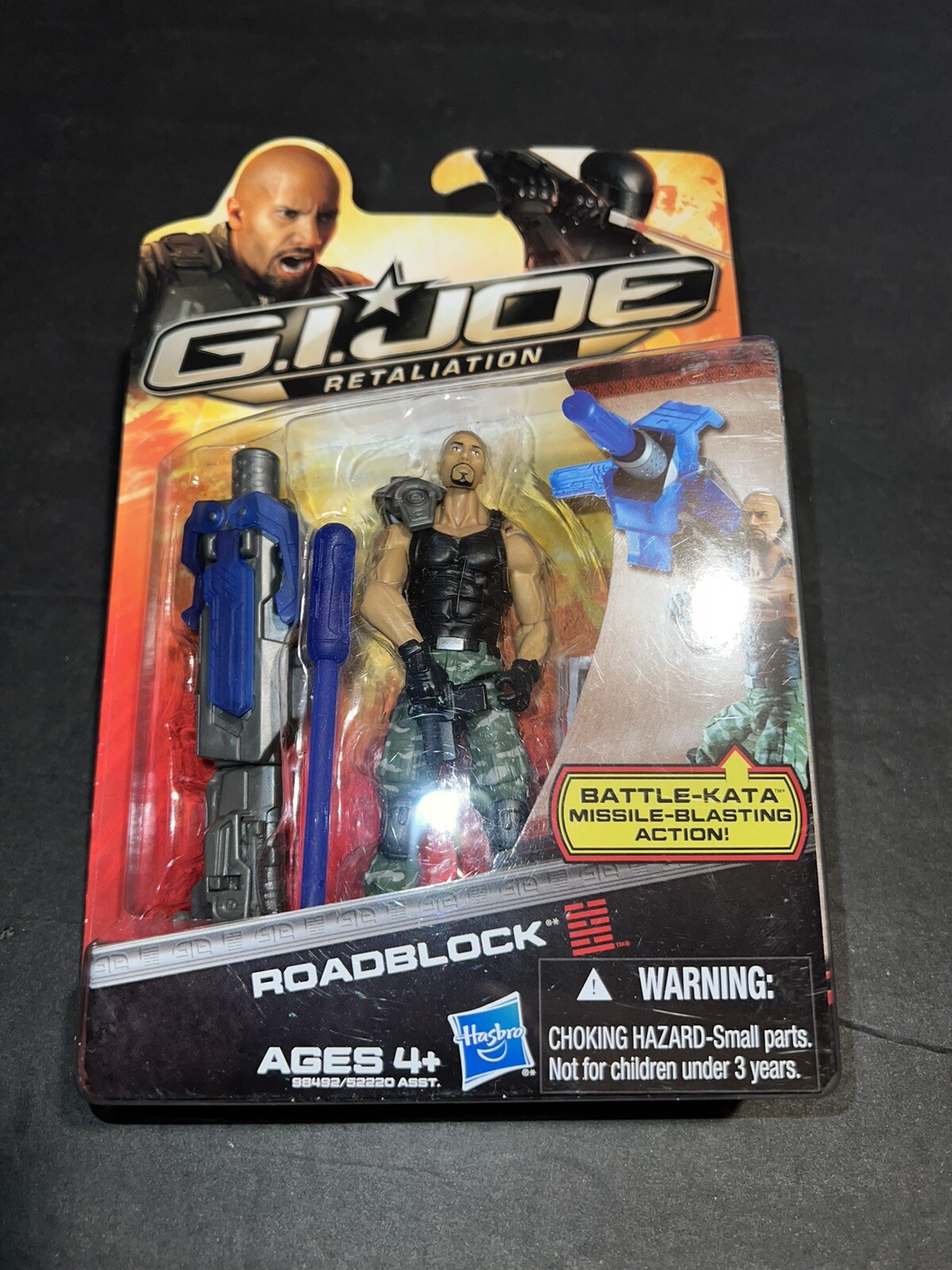 2011 Gi Joe Retaliation Roadblock Battle Katana The Rock Dewayne Johnson New Falak Tayyeb