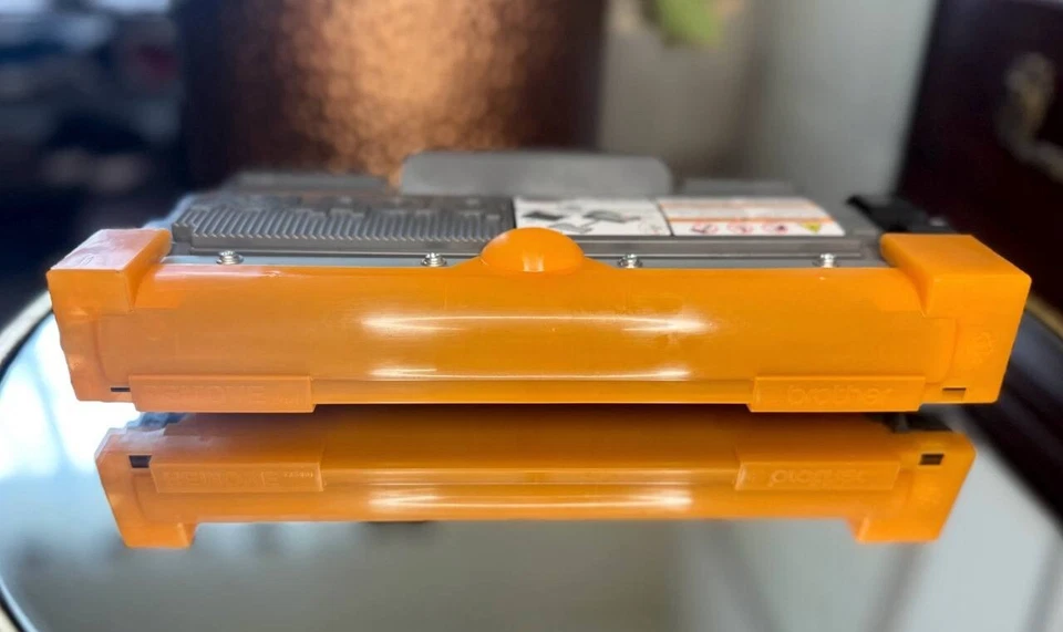 Cartuchos de toner preto genuínos para impressora a laser Brother TN-450 VAZIOS - Imagem 3 de 4