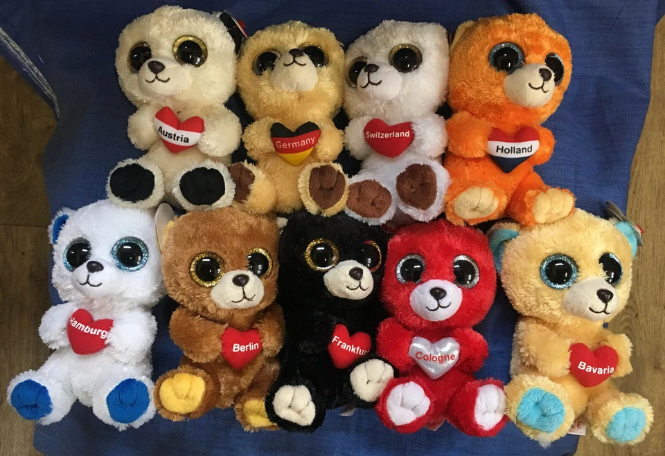 W-F-L TY Boos Berlin Bayern Frankfurt Austria 15 cm Germany Auswahl Glubschi
