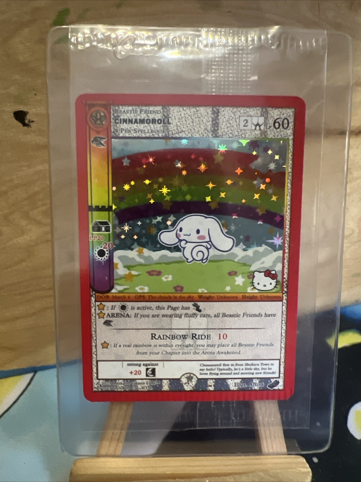 MetaZoo X Sanrio - Cinnamoroll - Exclusive Promo Card - FACTORY CRIMP ERROR