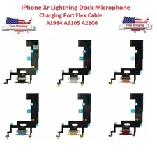 iPhone XR Lightning Dock Microphone Charging Port Flex Cable A1984-A2105-A2106