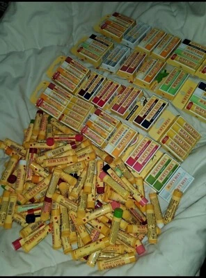 BURTS BEES BERT'S BEES LIP BALM LOT 50 COUNTS ALL IN BOXES : SINGLE,DOUBLE OR QUADRO(1;2;4)