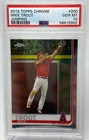 2019 Topps Chrome #200 Mike Trout Jumping PSA 10