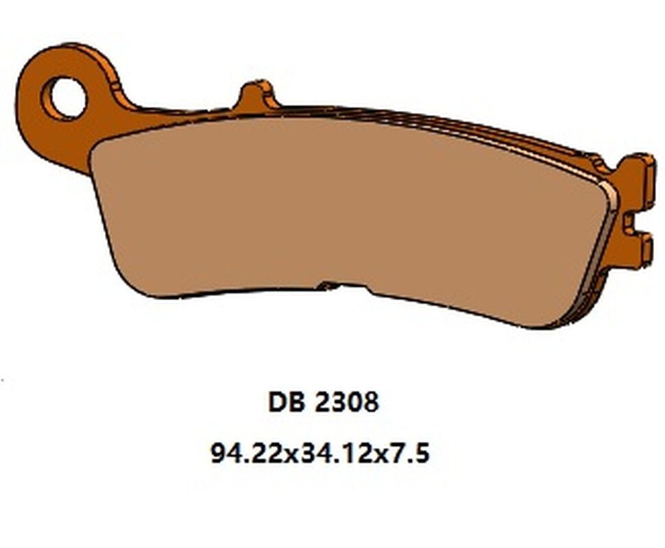 Plaquettes de frein KH755 avant Fantic pour corriger un levier de frein mou