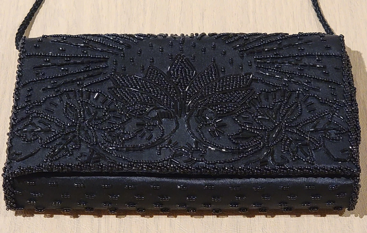 Dressy black deals clutch purse