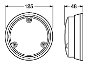 LENS - Hella RED 2.9801.01-Suit 2314 2315 2316 2386 or Narva 86230 - Picture 3 of 10