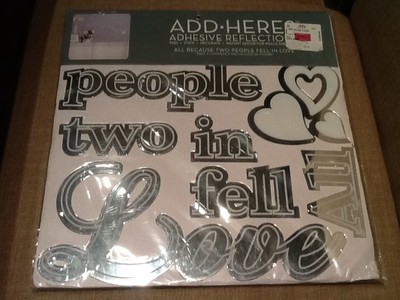 Lot 26 Studio ADD-HERES Adhesive Reflections All Because Two People Fell In Love