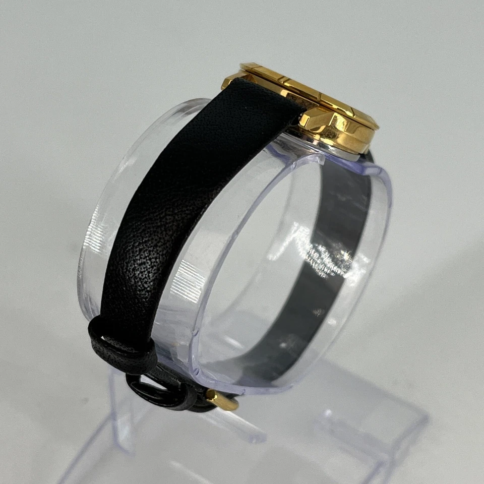 Женские часы SEAL OF THE STATE OF ILLINOIS 24 мм циферблат черная кожа НОВЫЙ АККУМУЛЯТОР - Изображение 4 из 4