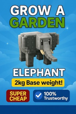Elephant   [2kg+ Base Weight] | Grow A Garden   | Fast Delivery   