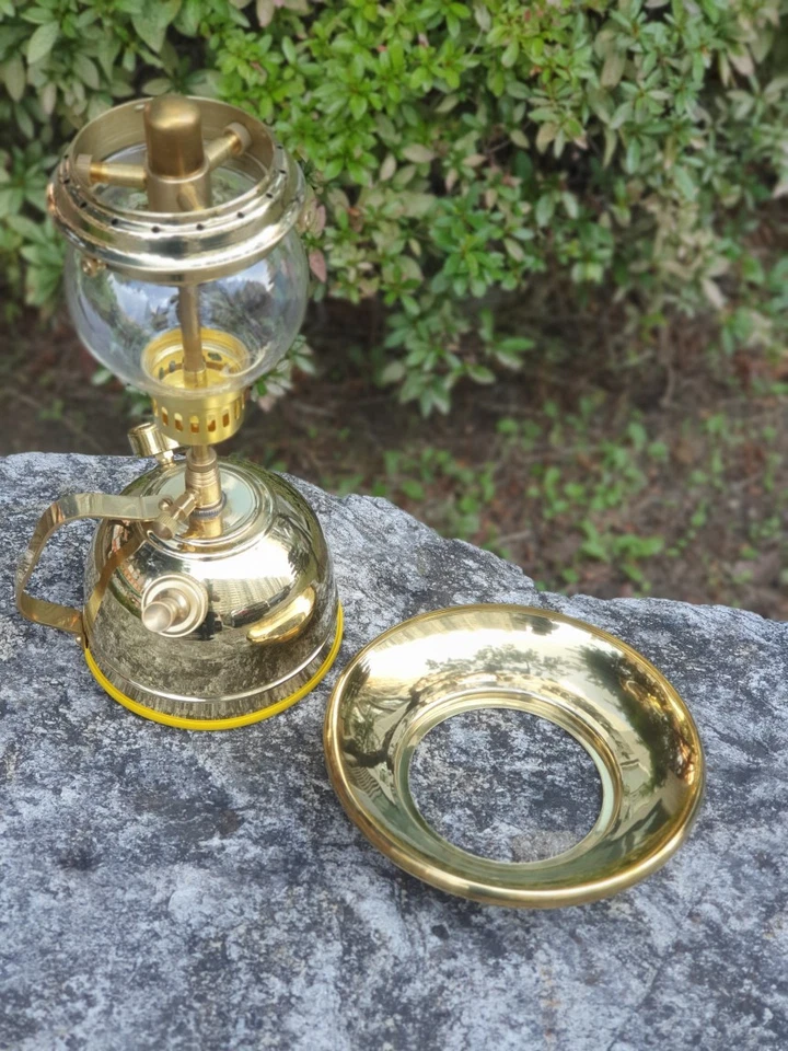 Linterna de mesa estilo Tilley lámpara de latón personalizada TL1 pequeña Foto 4 de 4