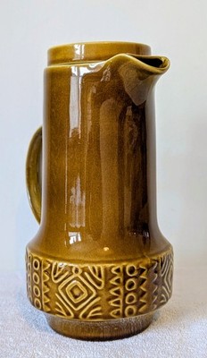 Vintage Barker Bros Royal Tudor Ware Kaffeekanne Inka Design Top Zustand